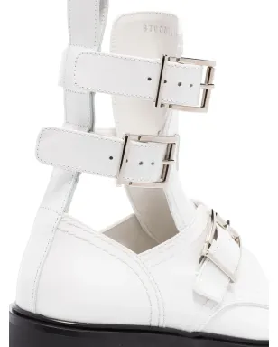 Alexander McQueen バックル留めケージブーツ - サムネイル4