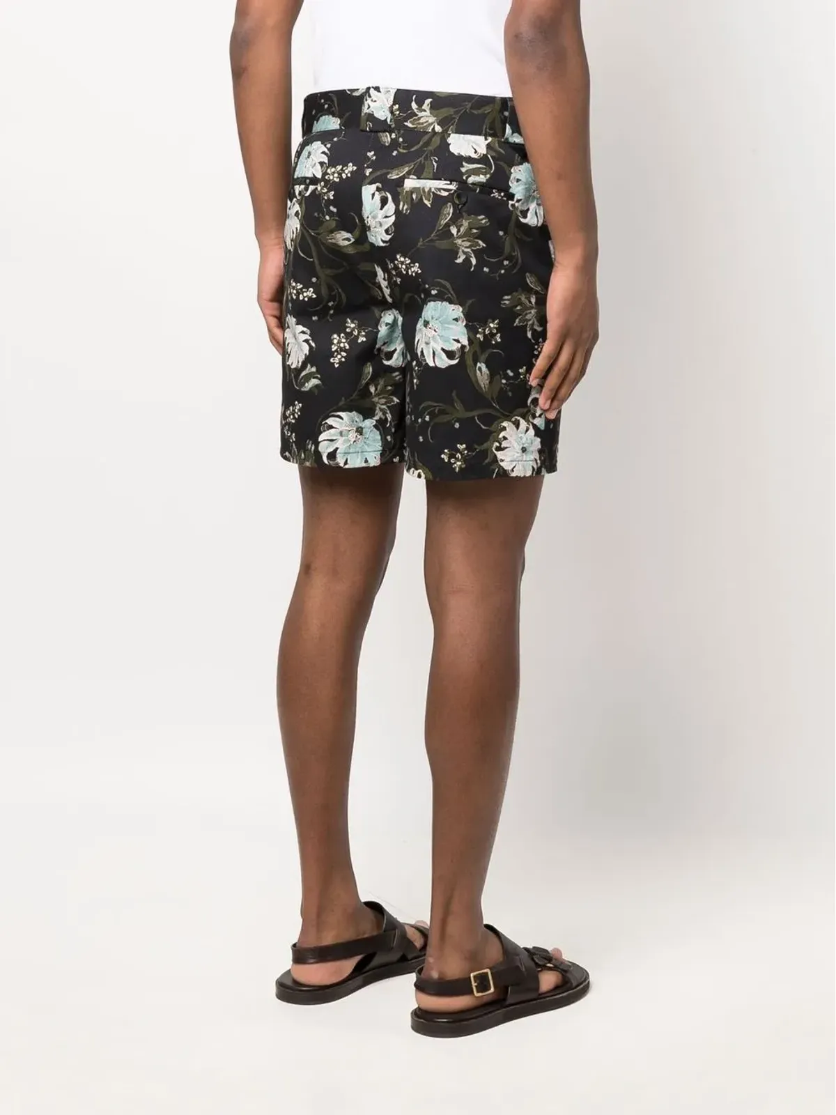 ERDEM フローラルプリント チノショーツ - 画像4