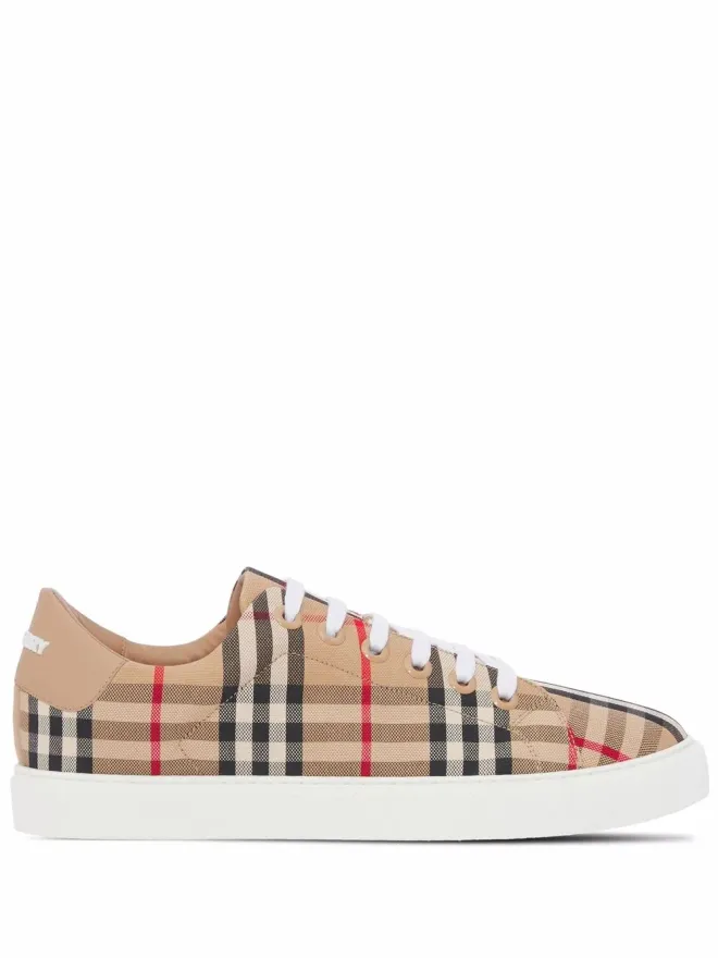 Burberry Burberry ヴィンテージチェック レースアップスニーカーの商品画像