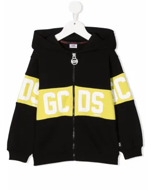 Gcds Kids ロゴプリント ジップアップ パーカー - サムネイル1
