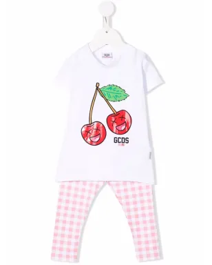 Gcds Kids ロゴプリント トラックスーツセット - ホワイト - サムネイル1