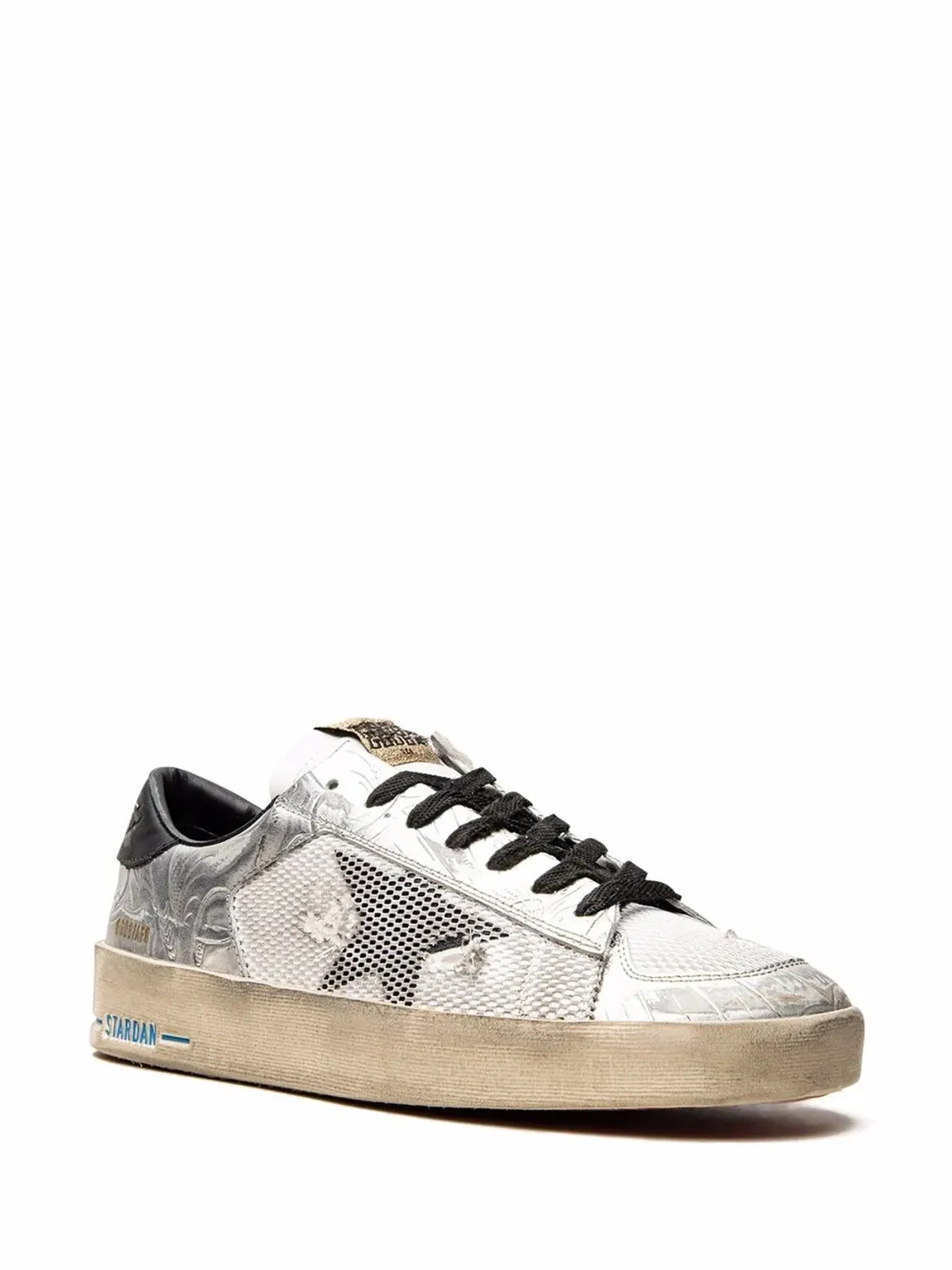 Golden Goose スターダン マルチカラー ロー・トップスニーカー - ホワイト - 画像2
