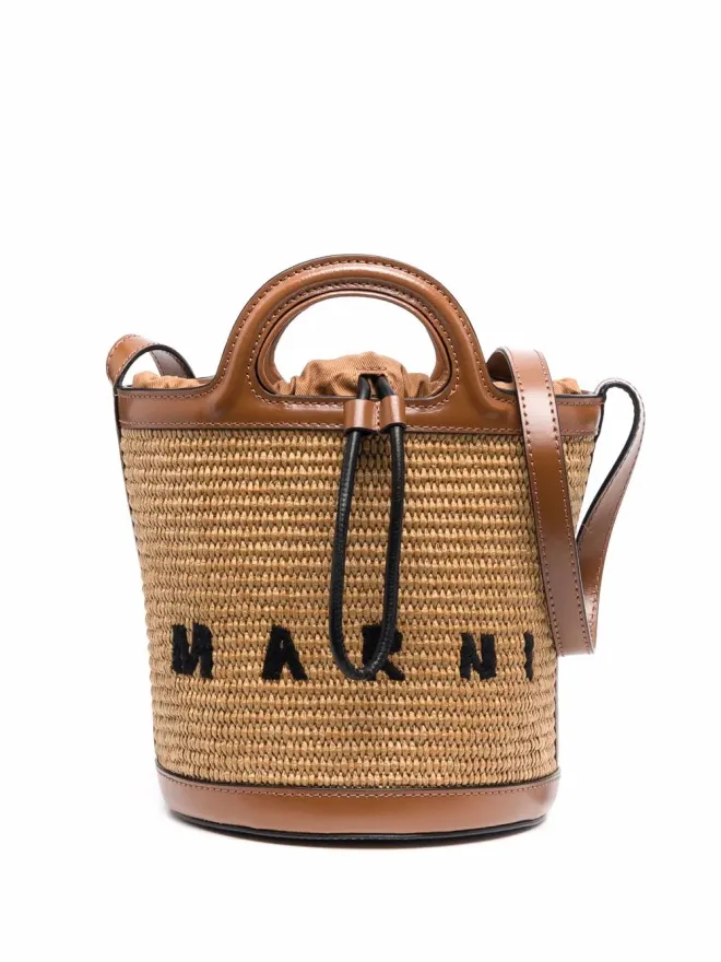 Marni Marni トロピカリア ロゴ刺繍 バケットバッグの商品画像
