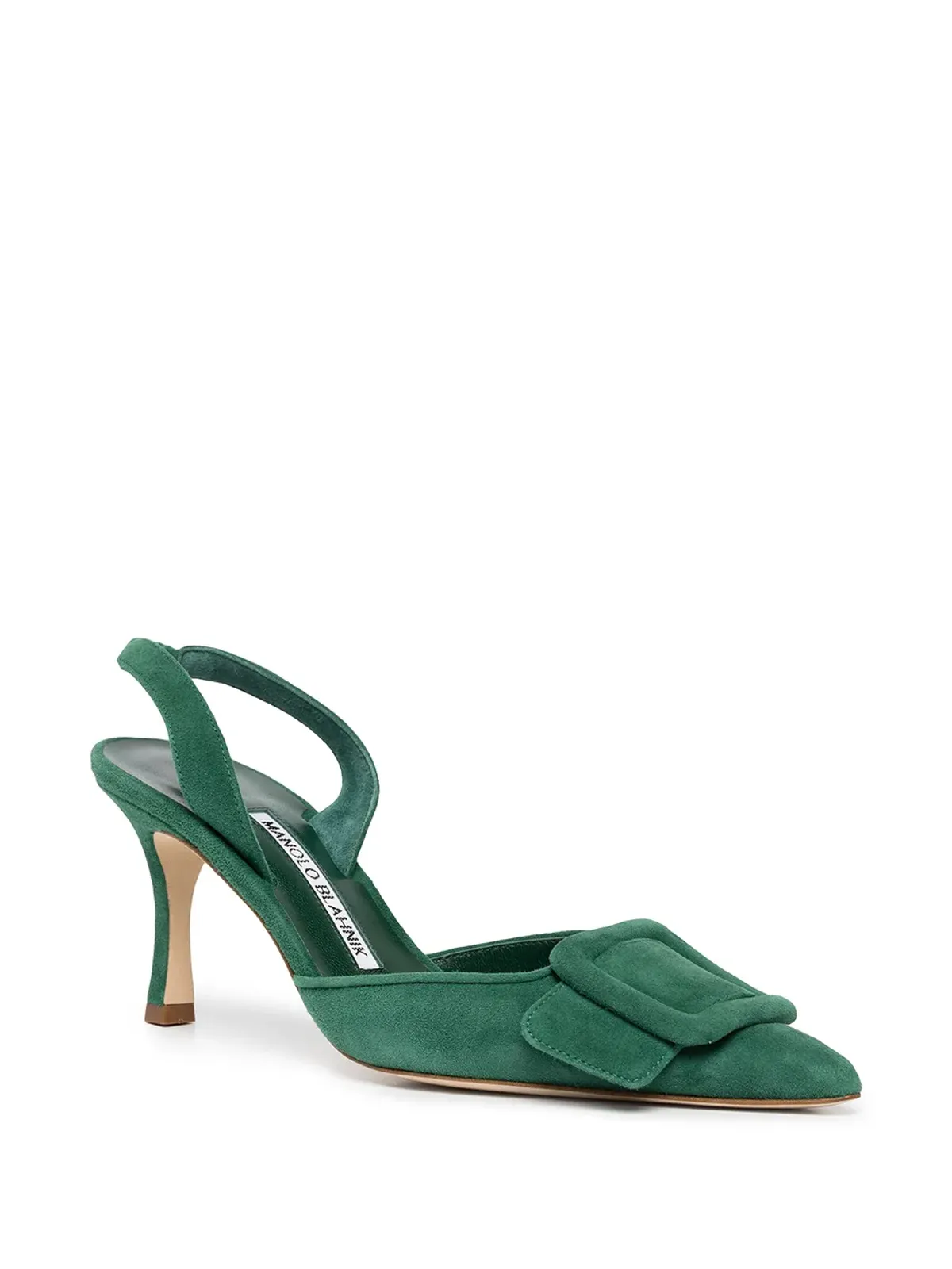 Manolo Blahnik Maysale slingback pumps - Green - 画像2