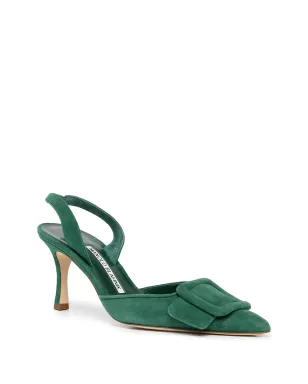 Manolo Blahnik Maysale slingback pumps - Green - サムネイル2