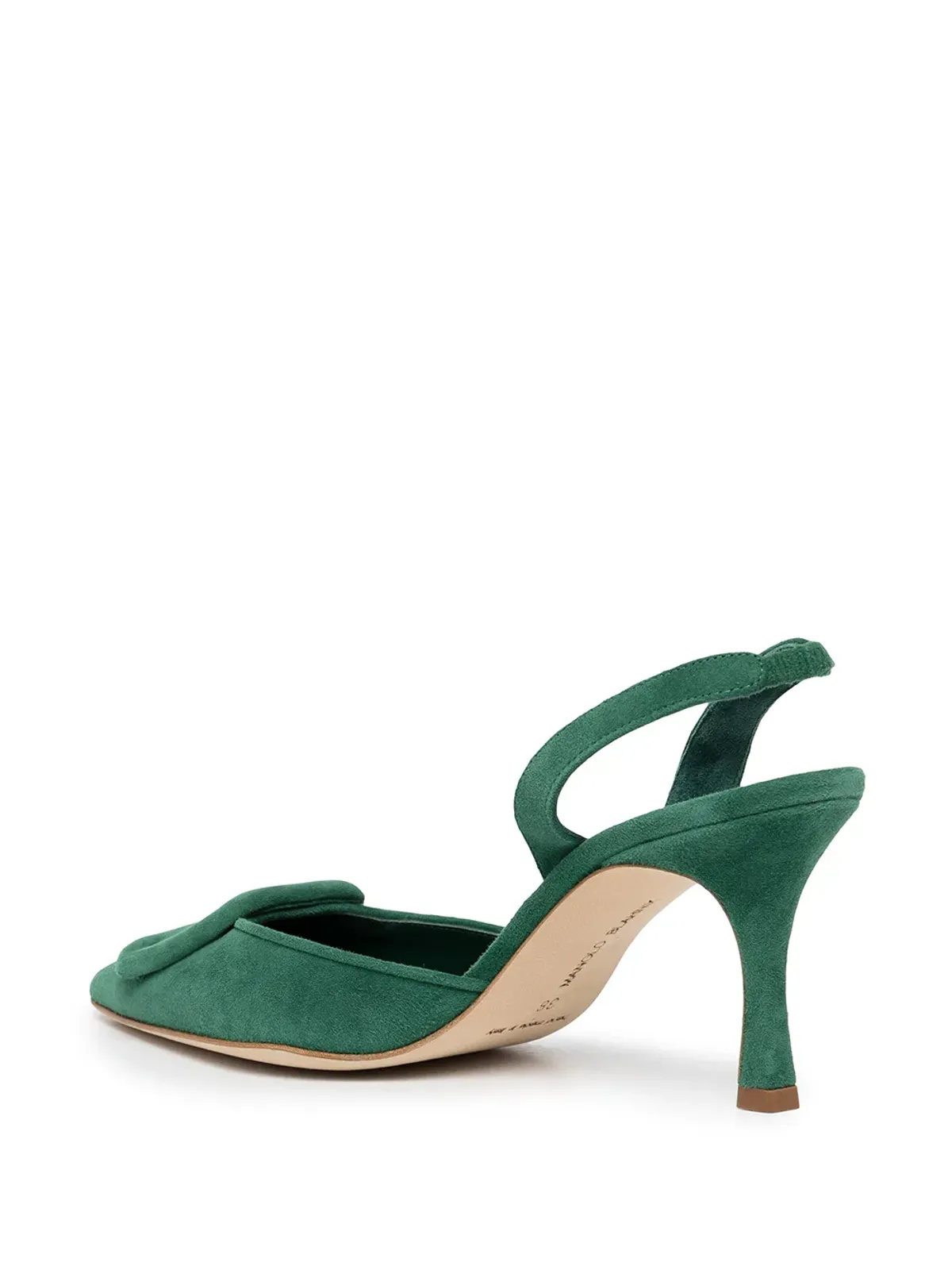 Manolo Blahnik Maysale slingback pumps - Green - 画像3