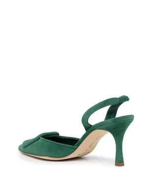 Manolo Blahnik Maysale slingback pumps - Green - サムネイル3