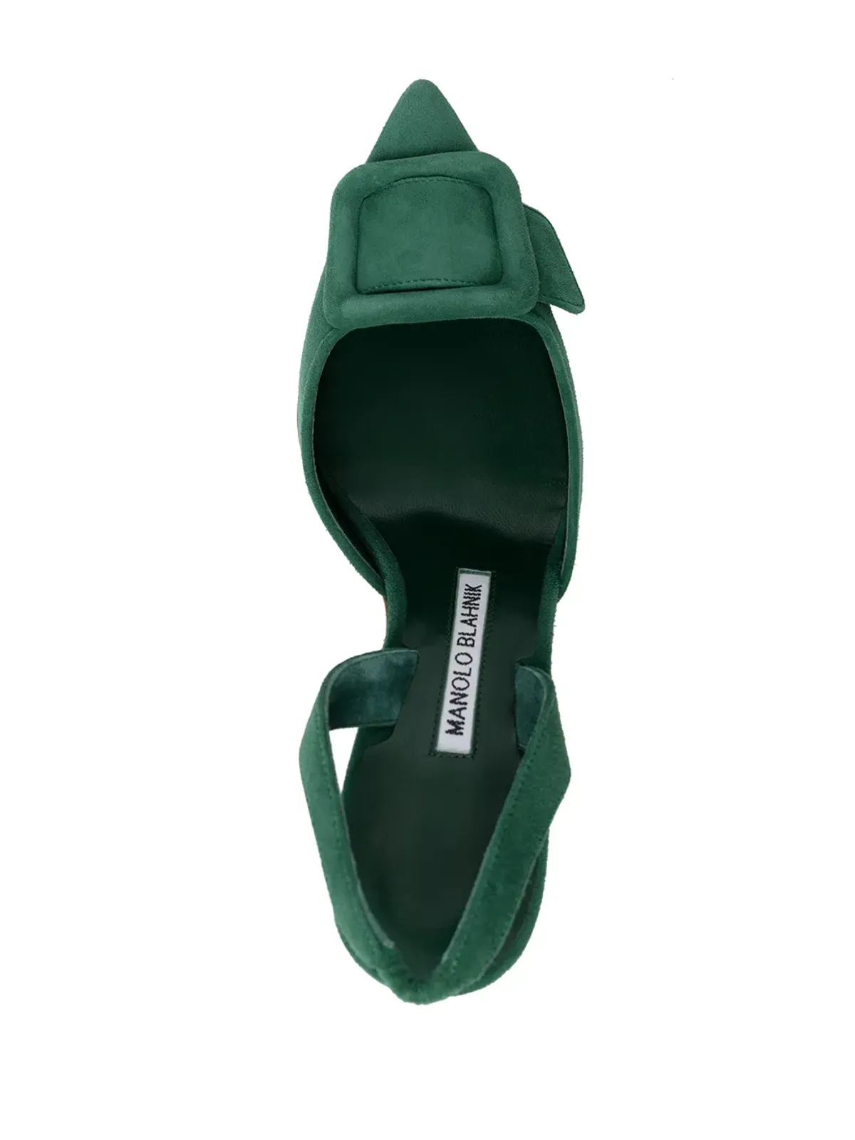 Manolo Blahnik Maysale slingback pumps - Green - 画像4