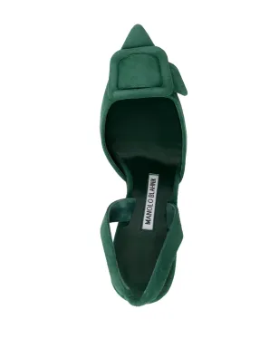 Manolo Blahnik Maysale slingback pumps - Green - サムネイル4