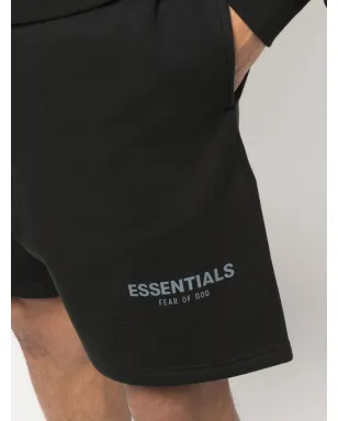 FEAR OF GOD ESSENTIALS ロゴプリント ドローコード付き トラックショーツ - Black - サムネイル5