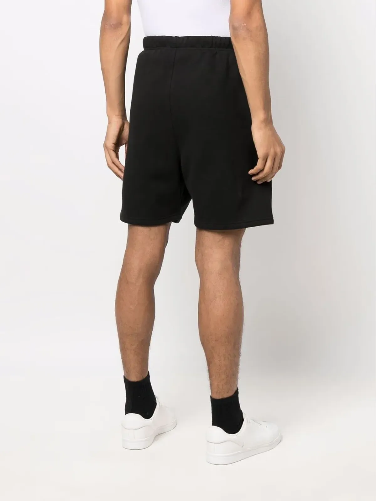 FEAR OF GOD ESSENTIALS ロゴプリント ドローコード付き トラックショーツ - Black - 画像4