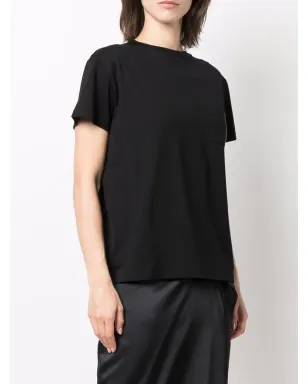 Fabiana Filippi 胸ポケット付きフィットTシャツ ブラック - サムネイル3