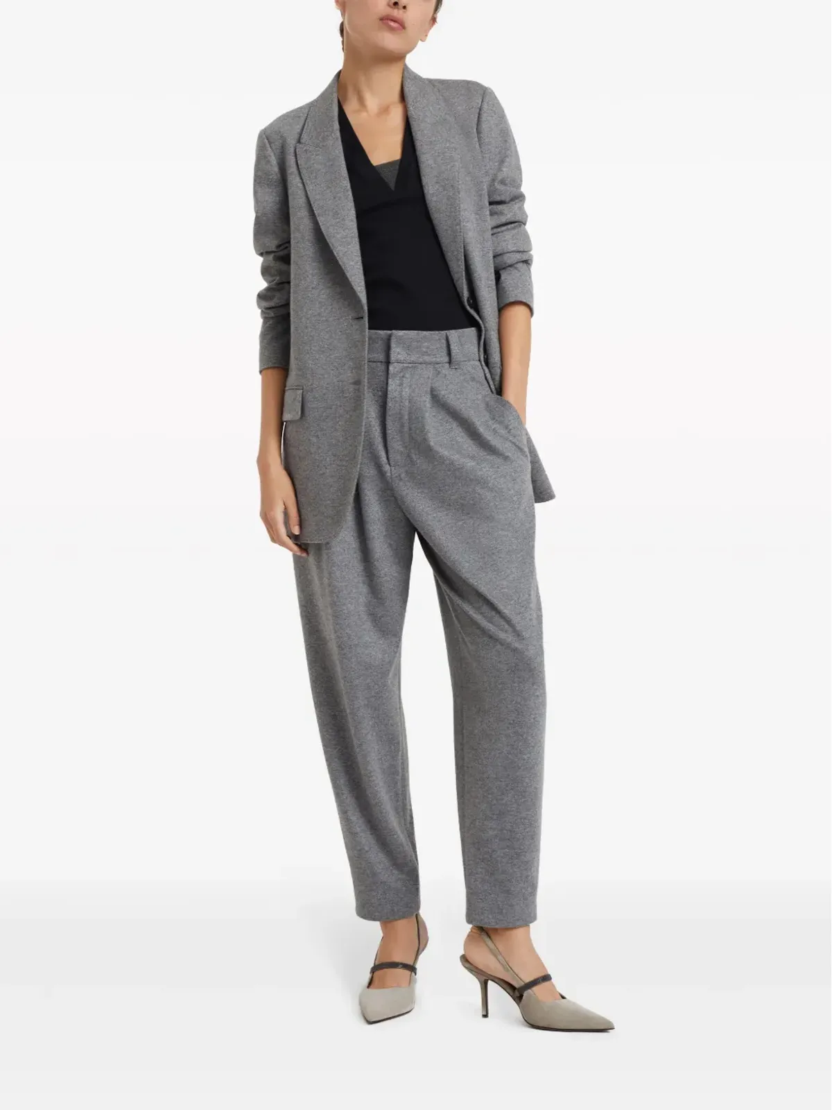 Brunello Cucinelli モニリチェーン装飾タンクトップ - 画像2