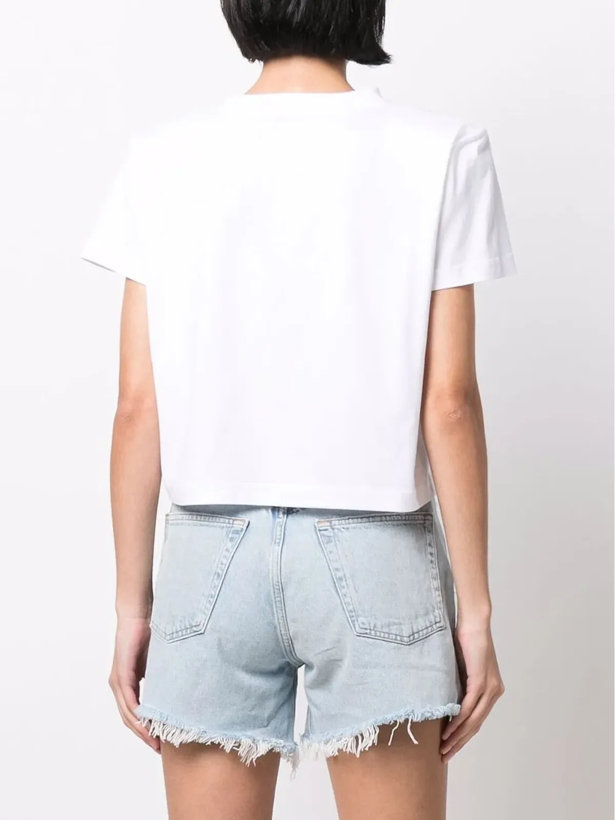 Magda Butrym クロシェディテール コットンTシャツ - White - 画像4