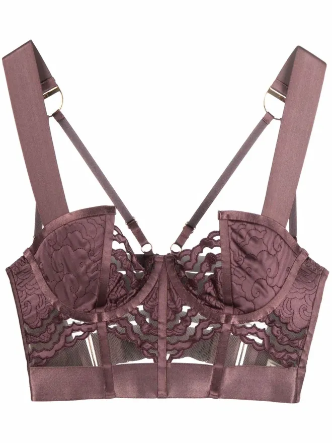 Bordelle Bordelle Dala アンダーワイヤー付きサテンブラの商品画像