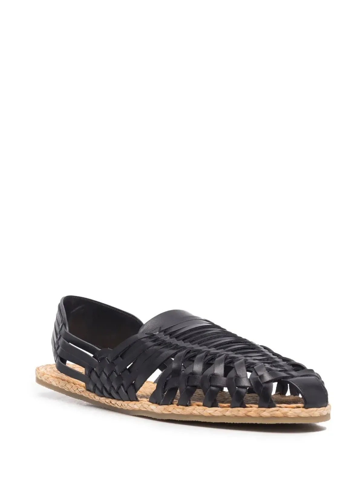 Saint Laurent 編み込みデザインのエスパドリーユ - 画像2