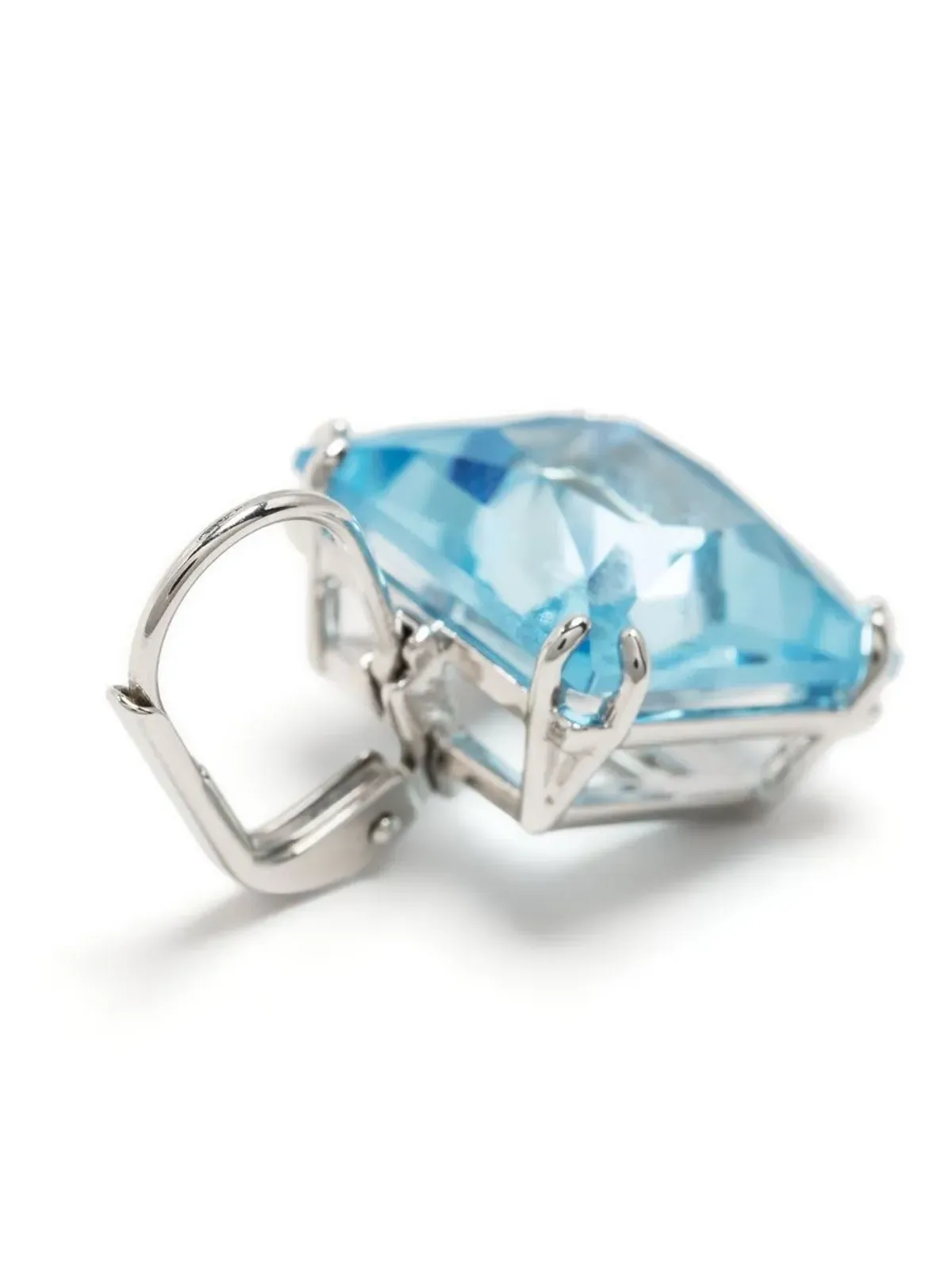 Swarovski ミレニア スクエアカット クリスタル ピアス - 画像3