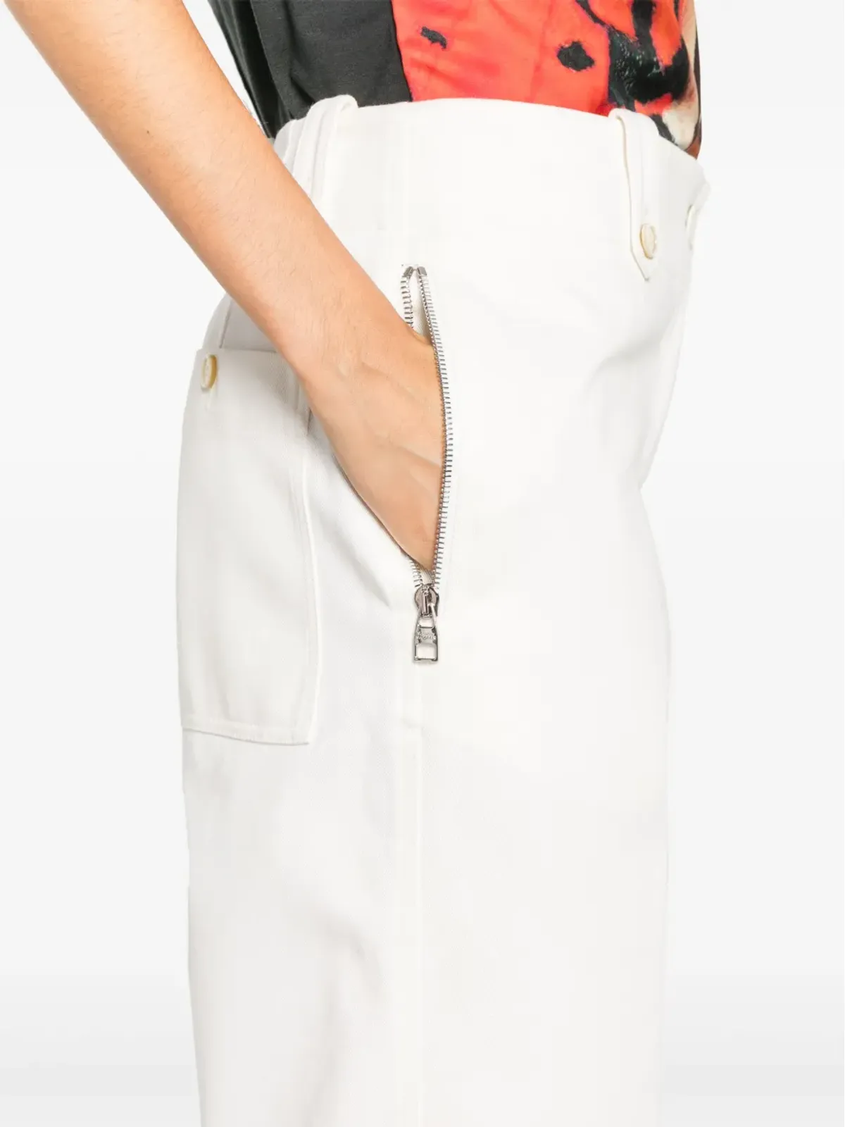 Alexander McQueen コットンパンツ - White - 画像5