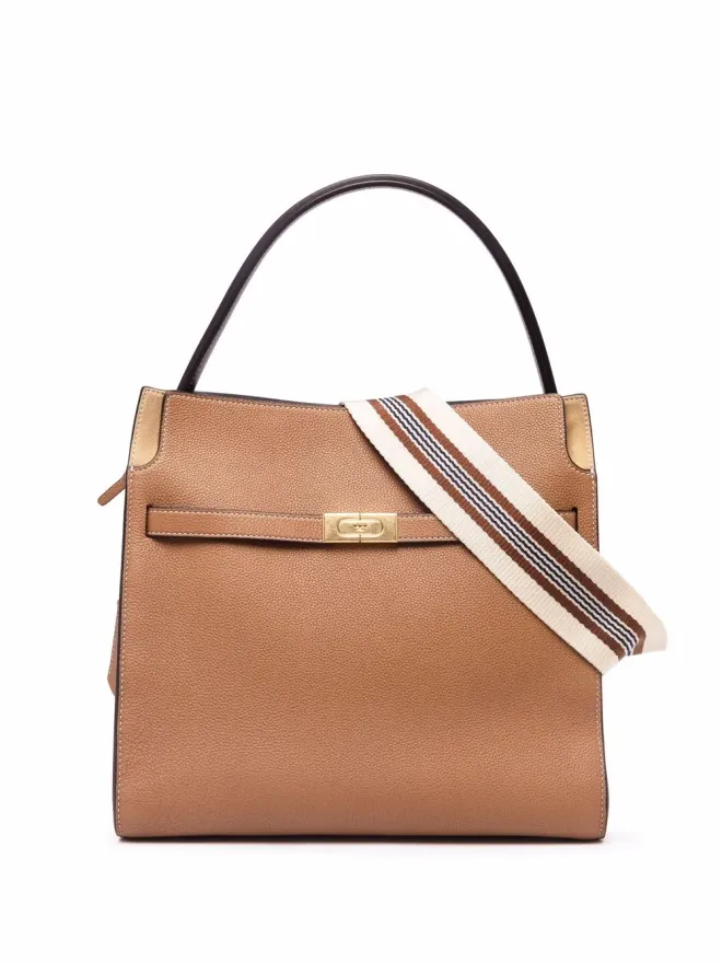 Tory Burch Tory Burch Lee Radziwill Double トートバッグ - Brownの商品画像