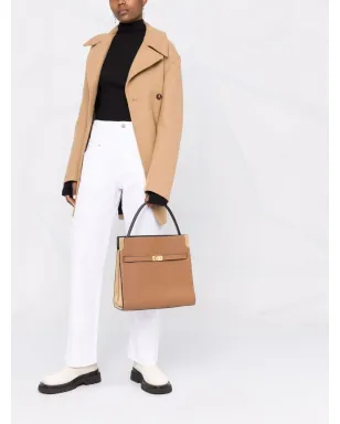 Tory Burch Lee Radziwill Double トートバッグ - Brown - サムネイル2