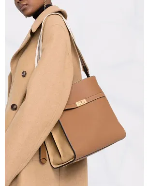 Tory Burch Lee Radziwill Double トートバッグ - Brown - サムネイル3