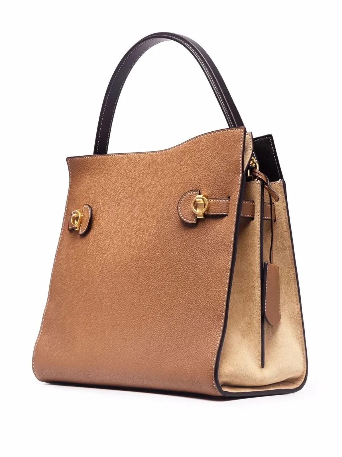 Tory Burch Lee Radziwill Double トートバッグ - Brown - 画像4