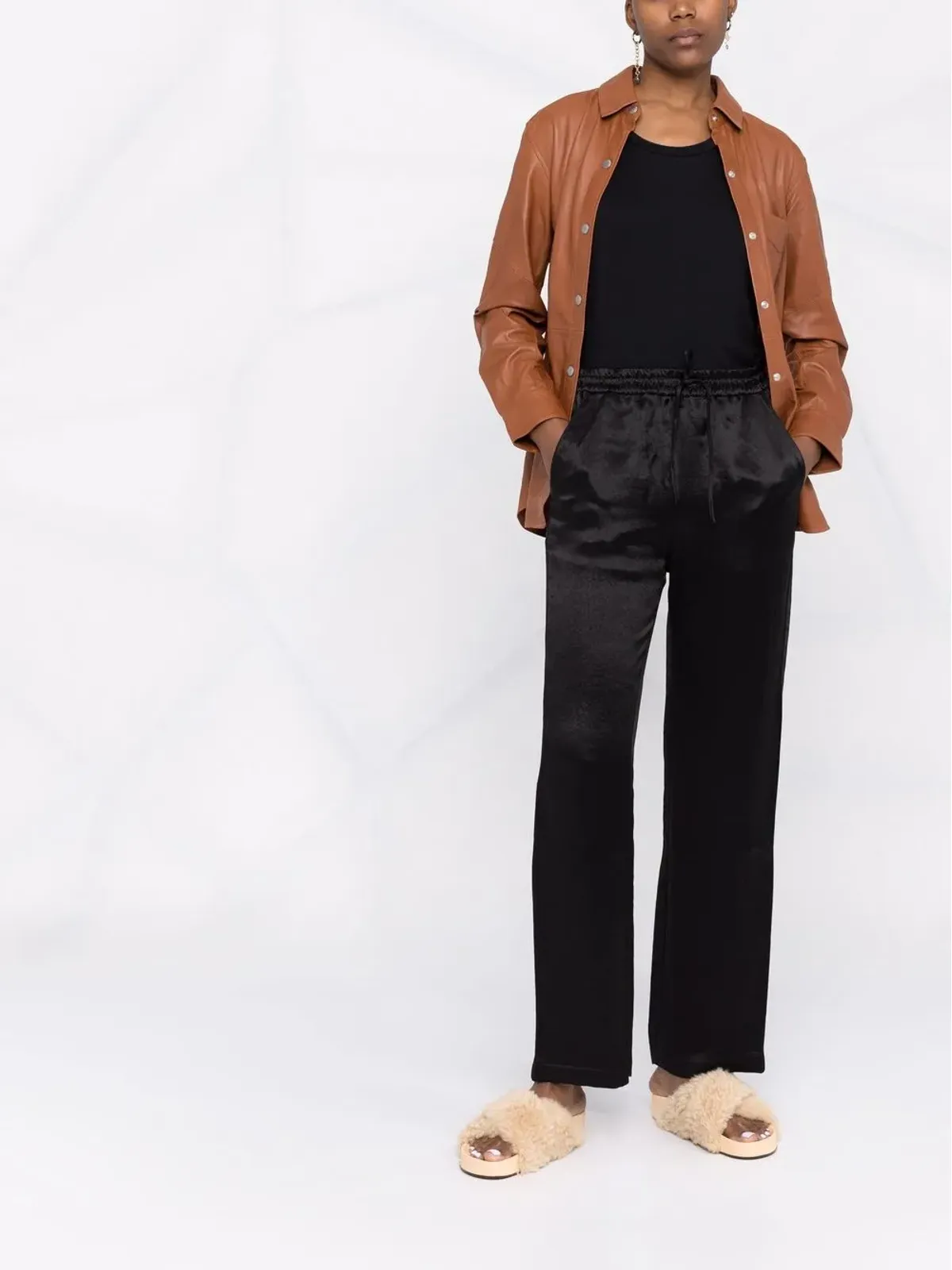 rag & bone エリアス サテンパンツ - 画像2