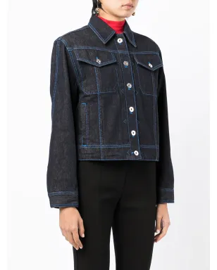 Ferragamo クロップドデニムジャケット - サムネイル3
