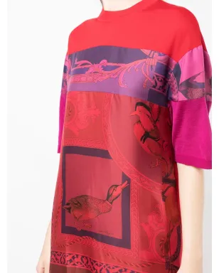 Ferragamo ヘリテージプリント ロングTシャツ - サムネイル5