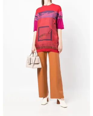 Ferragamo ヘリテージプリント ロングTシャツ - サムネイル2