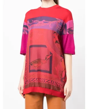 Ferragamo ヘリテージプリント ロングTシャツ - サムネイル3