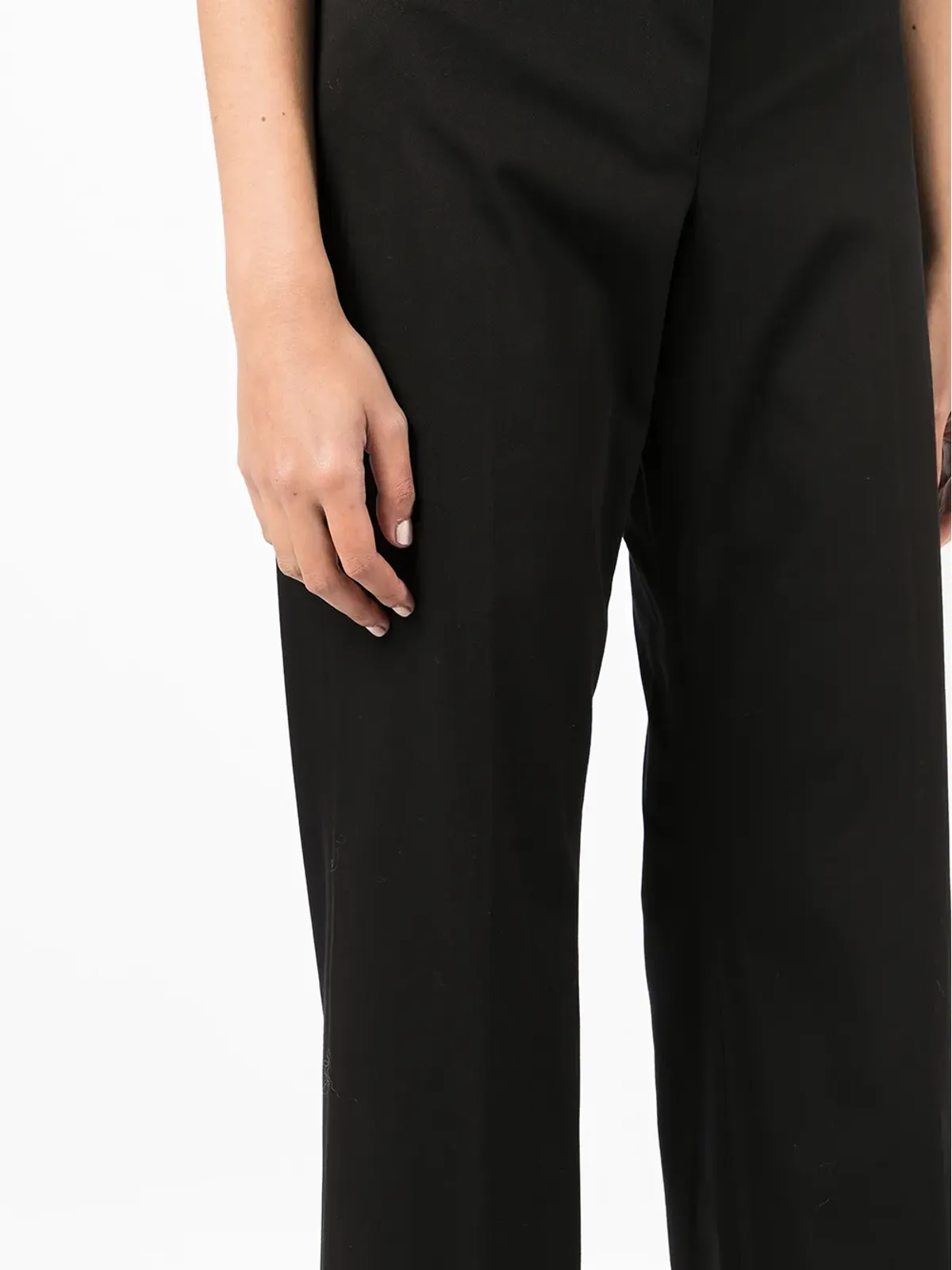 Ferragamo ワイドレッグパンツ - ブラック - 画像5