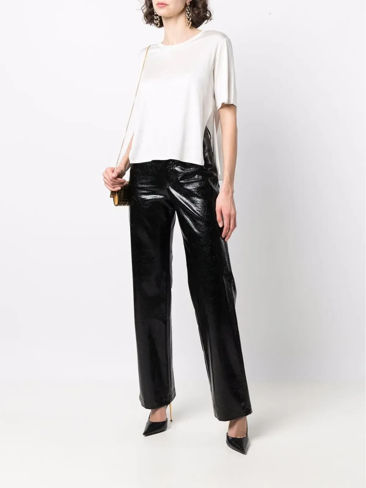 TOM FORD side slit T-shirt - 画像2