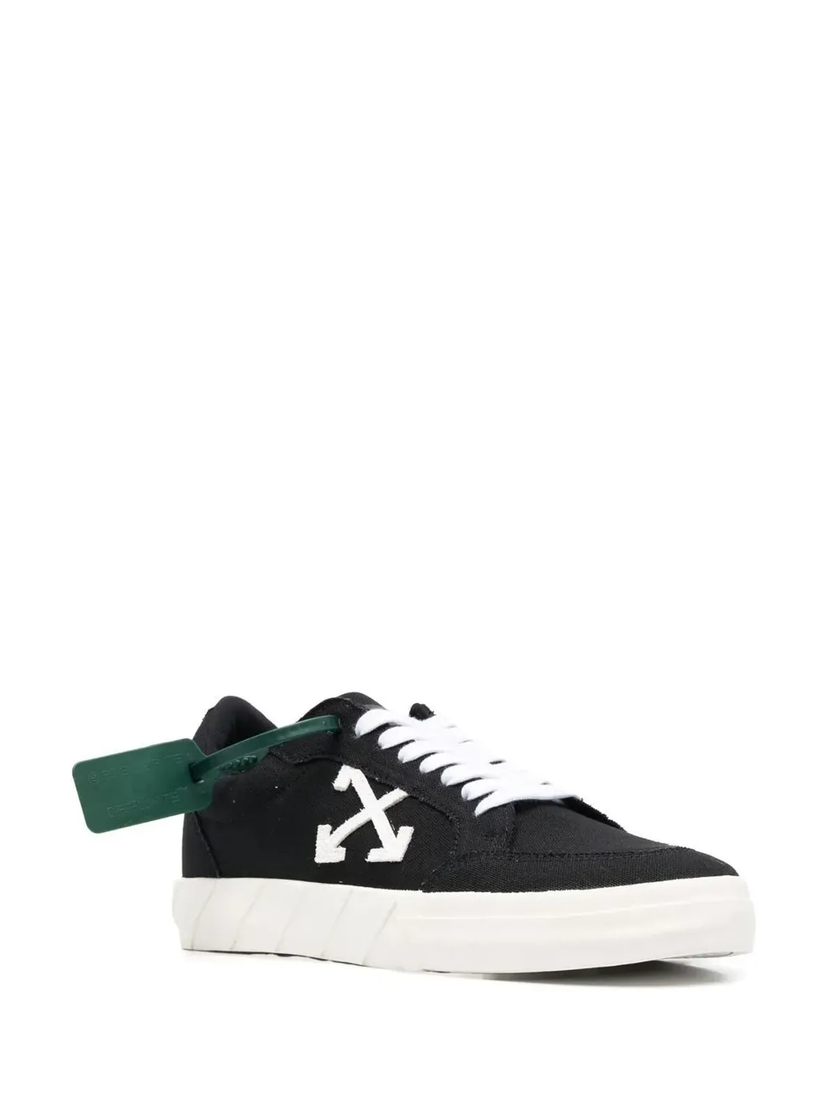 Off-White ヴルカナイズド ローカットスニーカー ブラック - 画像2