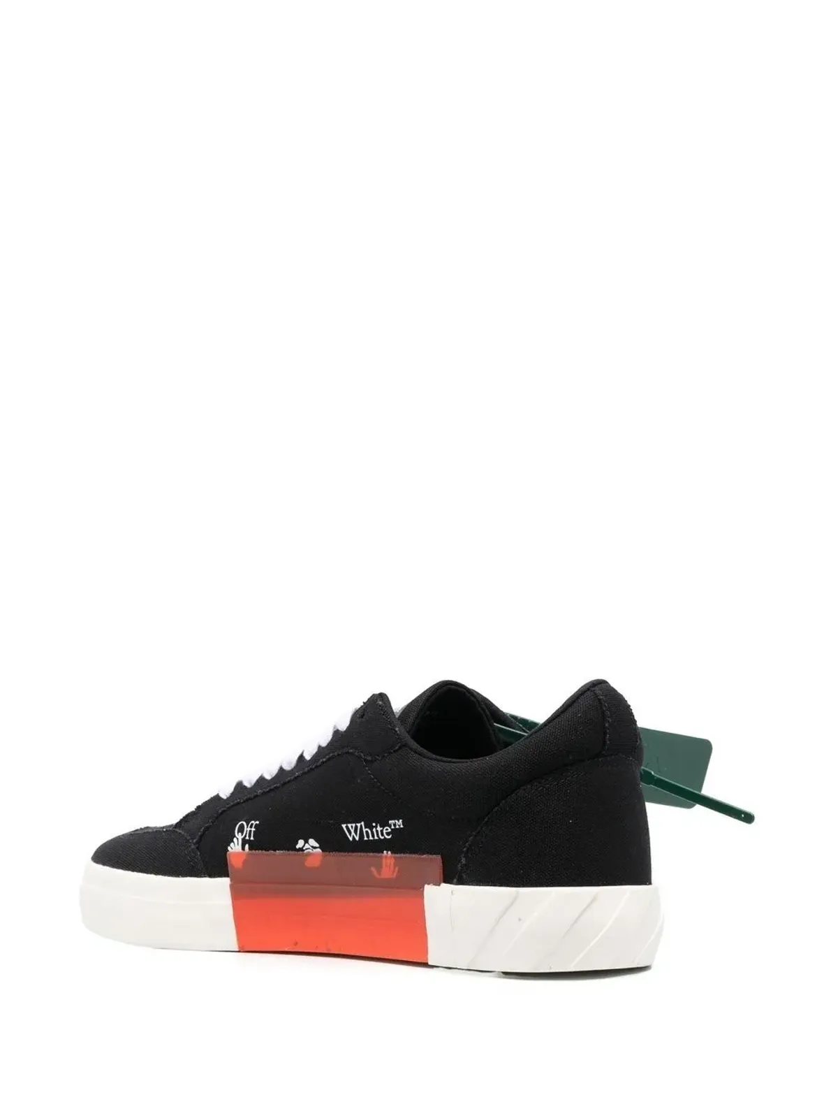 Off-White ヴルカナイズド ローカットスニーカー ブラック - 画像3