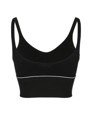 Alexander Wang ロゴ入りエラスティックヘム ブラ - サムネイル2