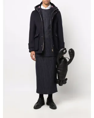 Thom Browne カシミヤ混紡 フード付きジップアップパーカ - サムネイル2