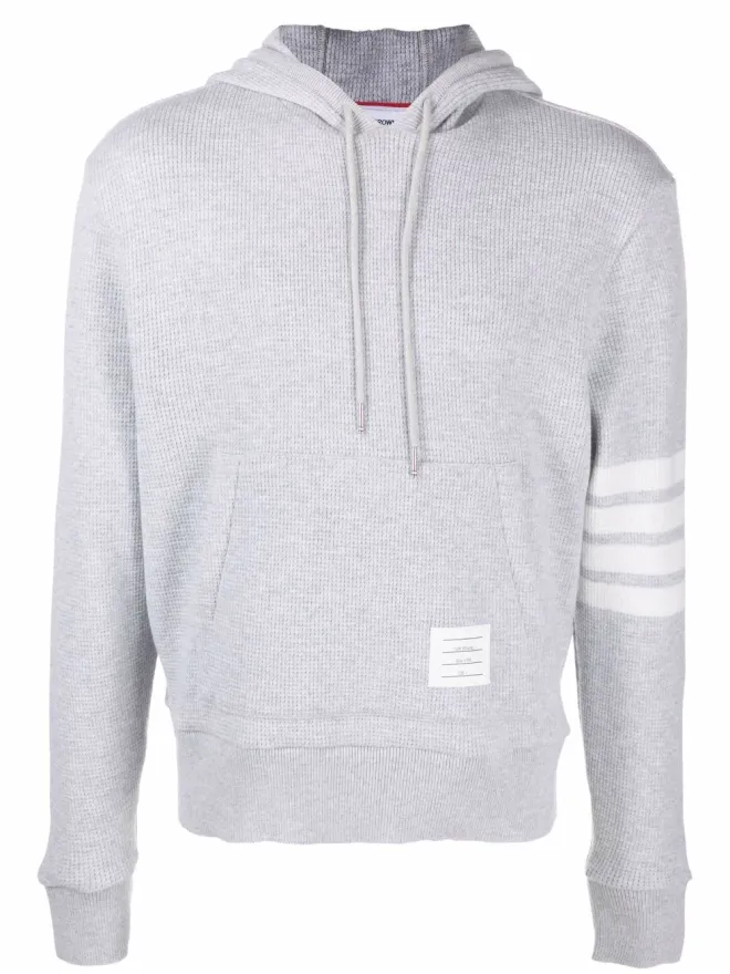 Thom Browne Thom Browne 4-Bar stripe hoodie - Greyの商品画像