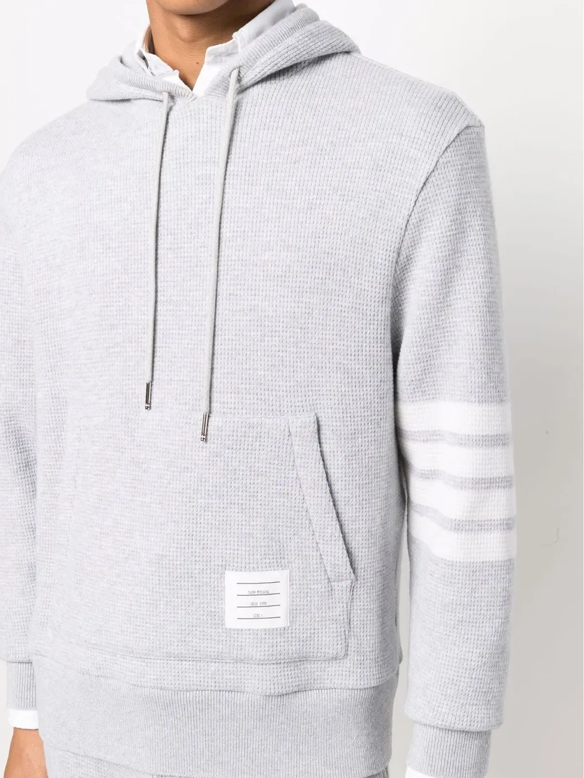 Thom Browne 4-Bar stripe hoodie - Grey - 画像5