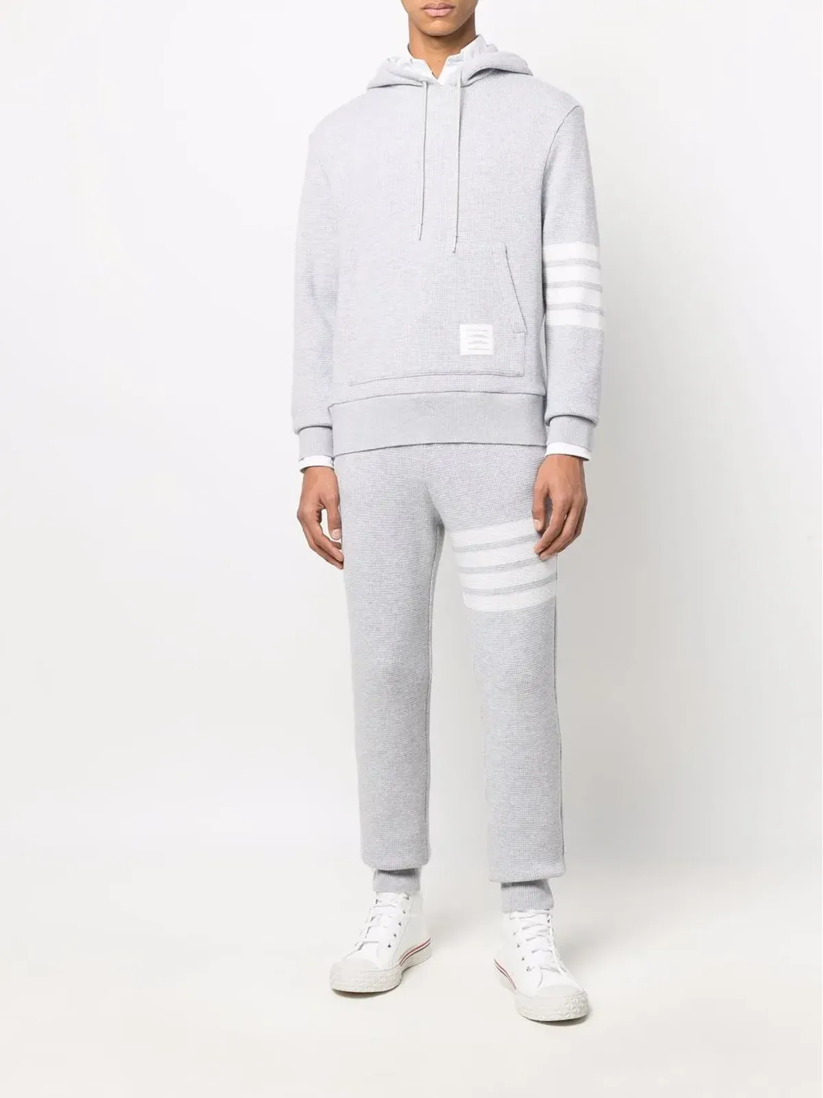 Thom Browne 4-Bar stripe hoodie - Grey - 画像2