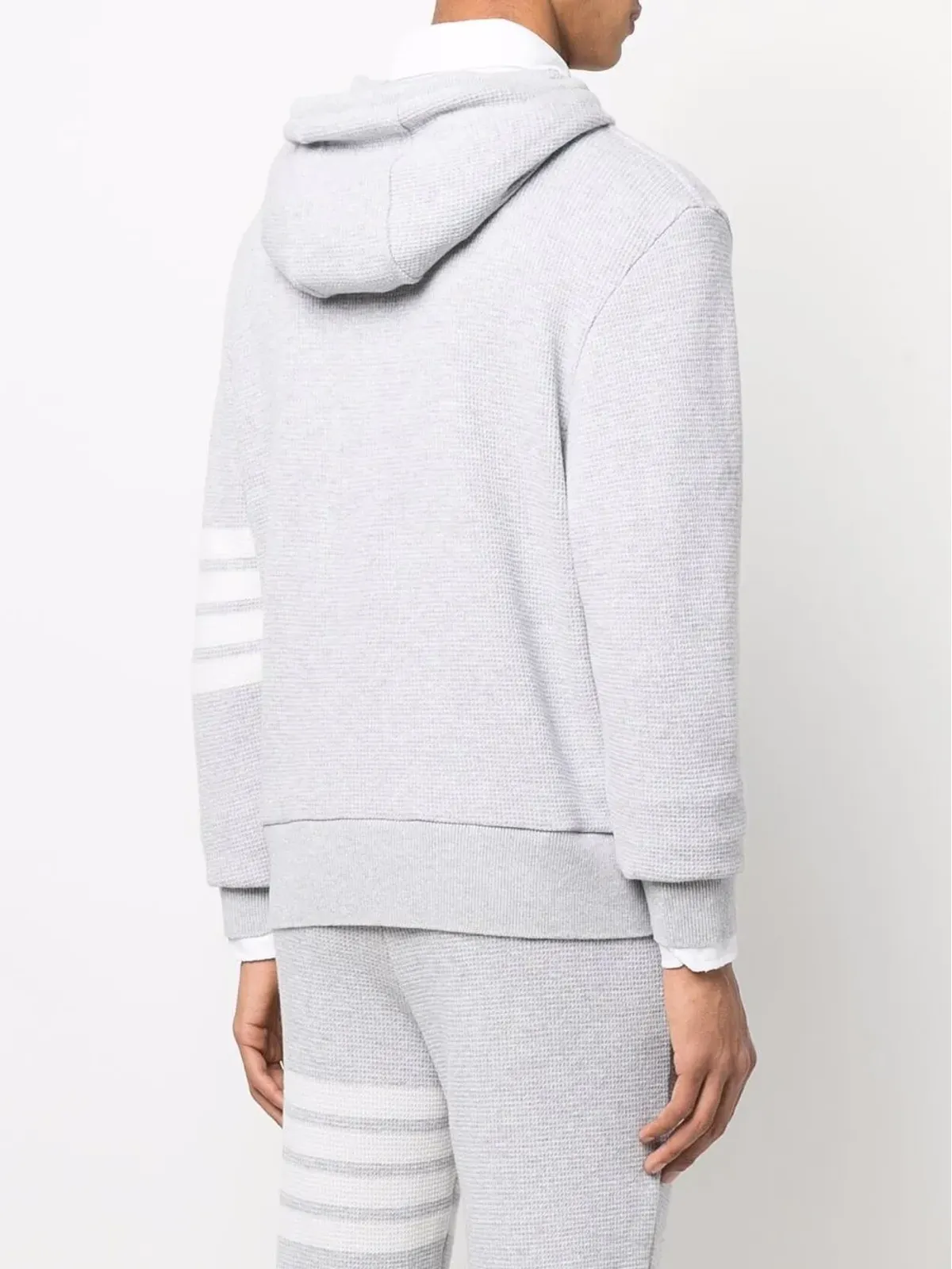 Thom Browne 4-Bar stripe hoodie - Grey - 画像4