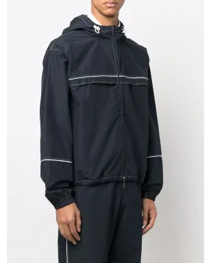 Thom Browne コントラストステッチ入りフード付きトラックジャケット - サムネイル3