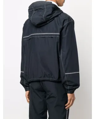 Thom Browne コントラストステッチ入りフード付きトラックジャケット - サムネイル4