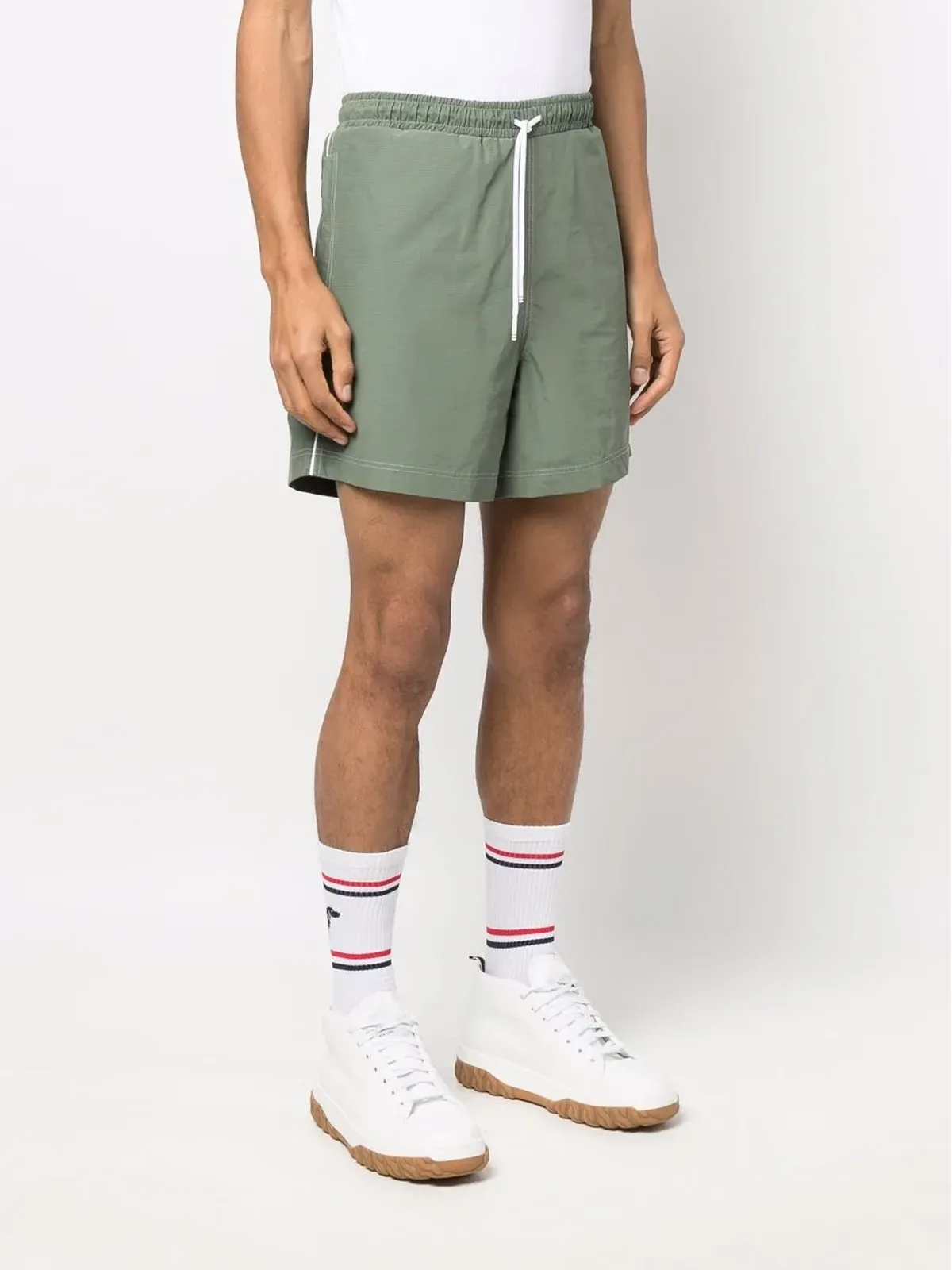 Thom Browne グログランタブ トラックショーツ - 画像3