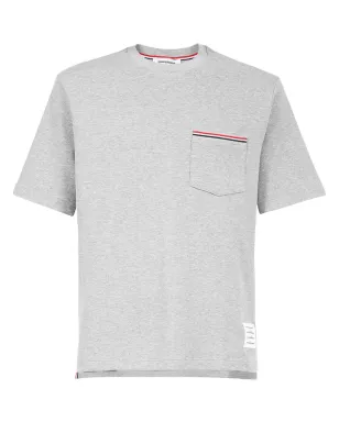 Thom Browne パッチポケット Tシャツ - グレー - サムネイル1