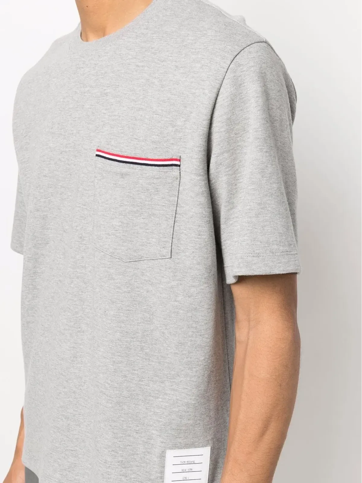 Thom Browne パッチポケット Tシャツ - グレー - 画像5