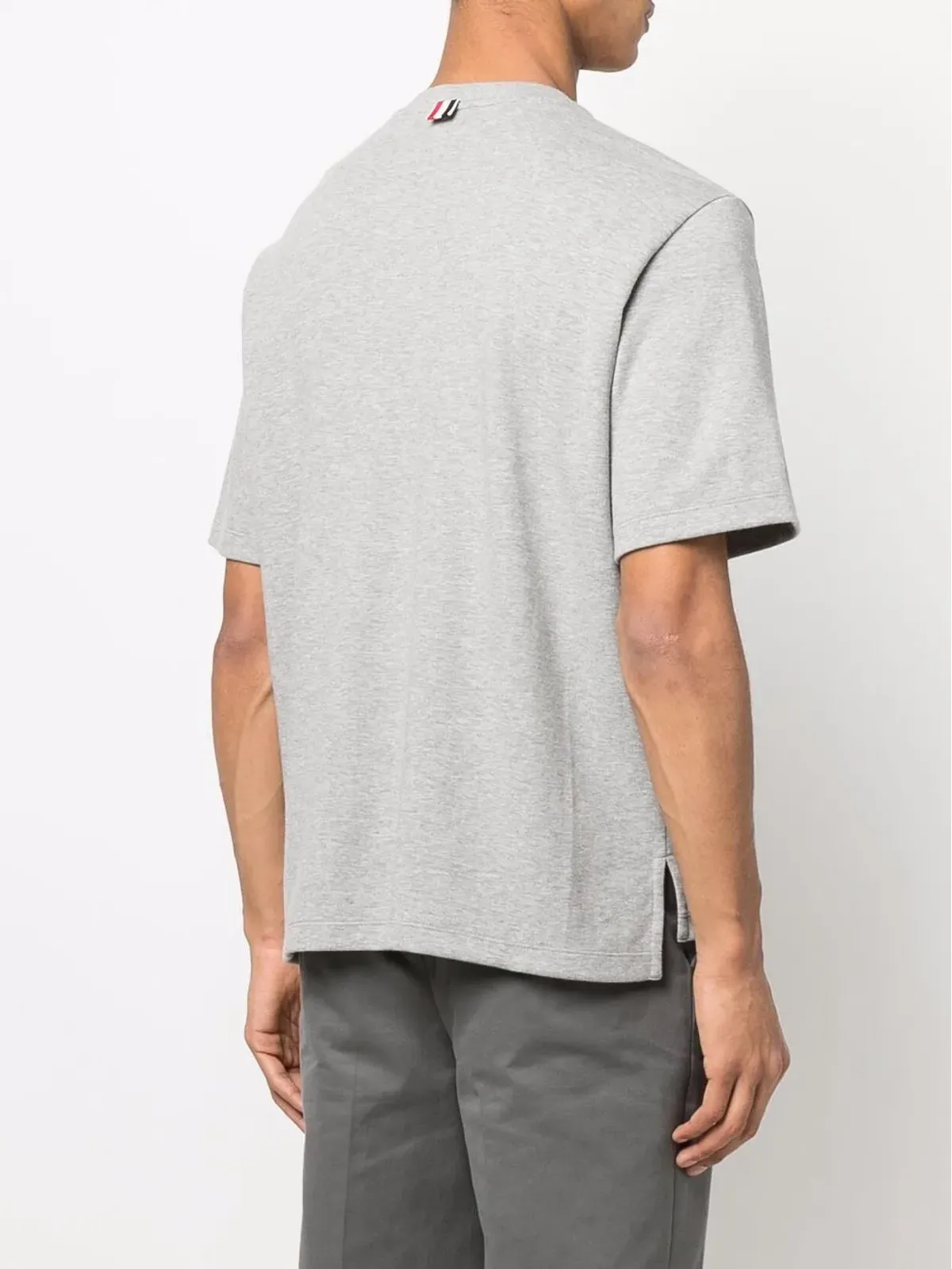 Thom Browne パッチポケット Tシャツ - グレー - 画像4