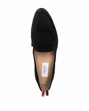 Thom Browne バーシティ ペニーストラップ ローファー - ブラック - サムネイル4