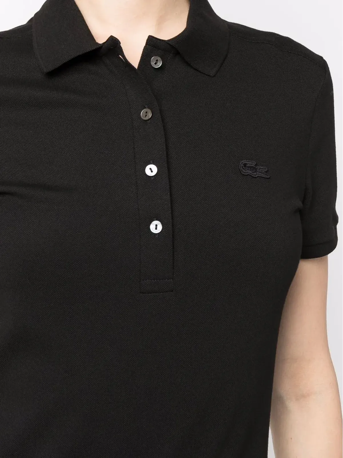 Lacoste ロゴパッチ付きポロドレス - 画像5