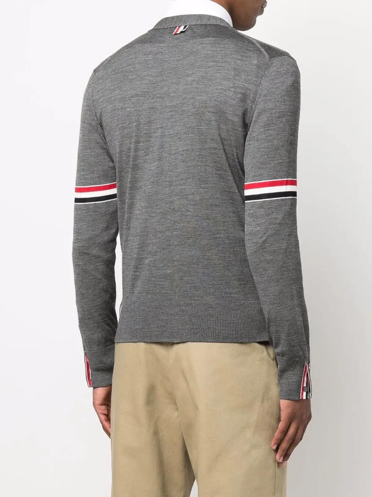 Thom Browne RWBストライプ カーディガン - 画像4